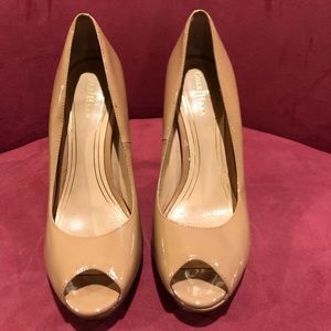 Cole Haan Peep Toe Platform Shoe